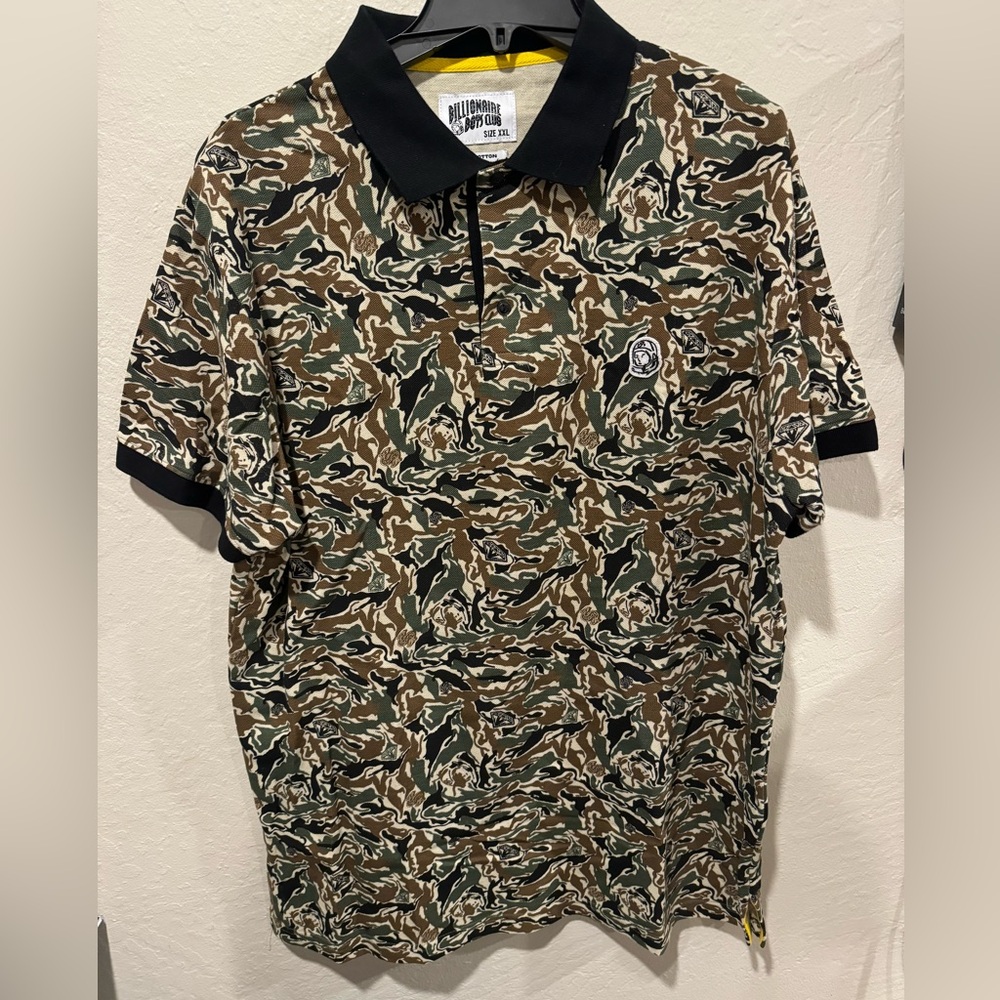 Camp print Billionaire boys club collar shirt - XXL